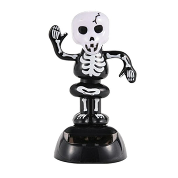 Solar Powered Dancing Bobble Human Skeleton Toy Home Desk Table Car Ornament 